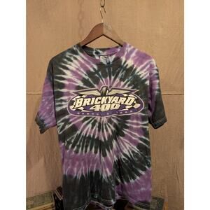 VTG Nascar Brickyard 400 Rare Tie Dye Sz L